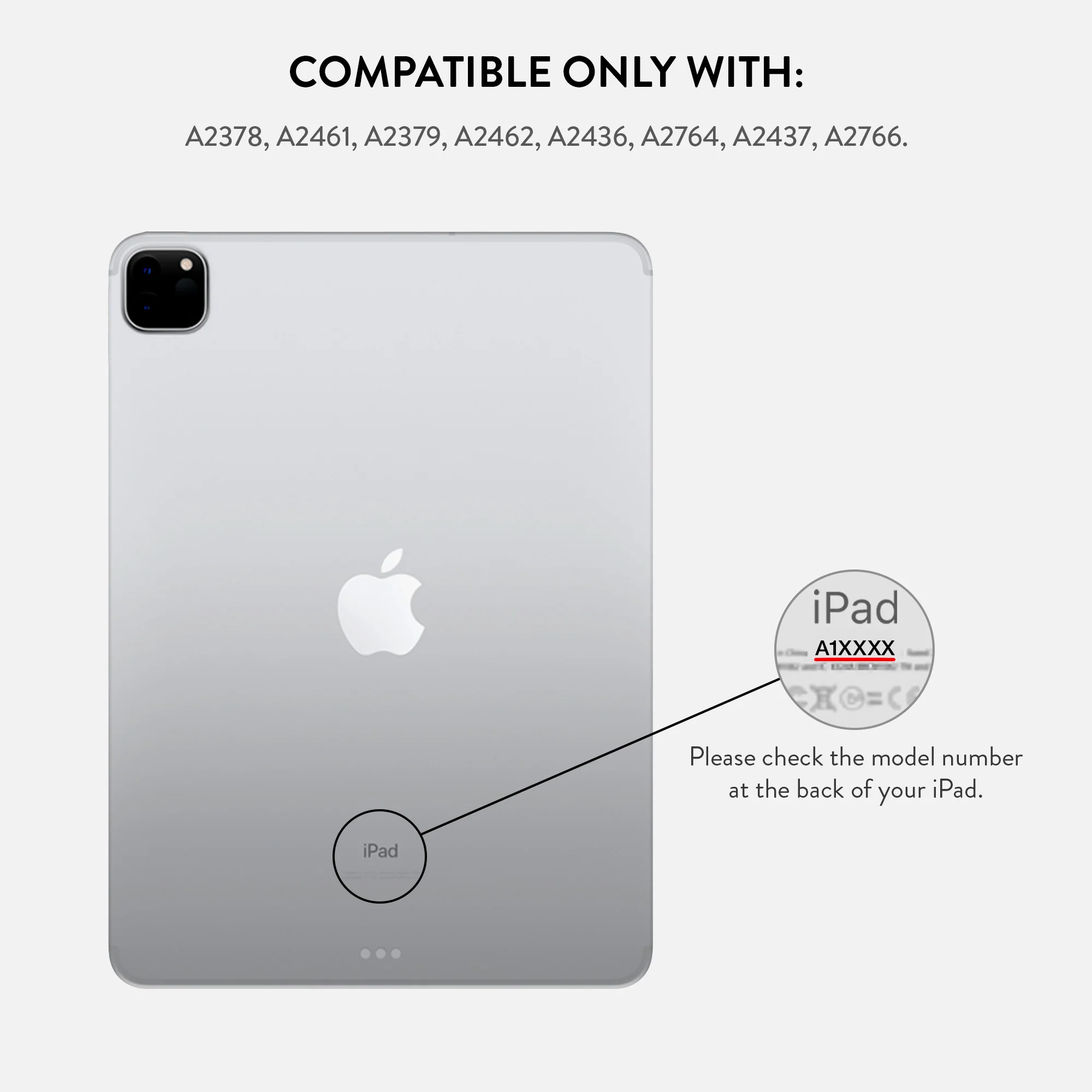 White Noise - iPad Pro 12.9 (6th/5th Gen) Case - Image 3